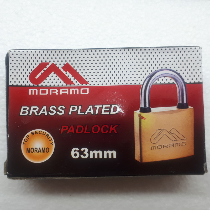 قفل آویز مورامو مدل BRASS PLATED - 63