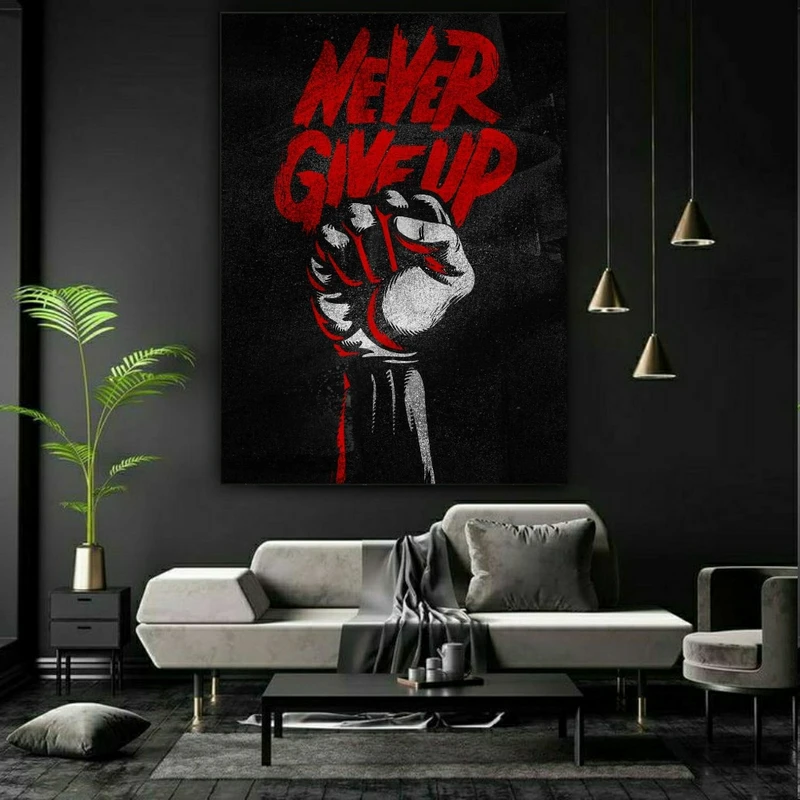 پوستر  طرح انگیزشی مشت پرقدرت کد FP2202