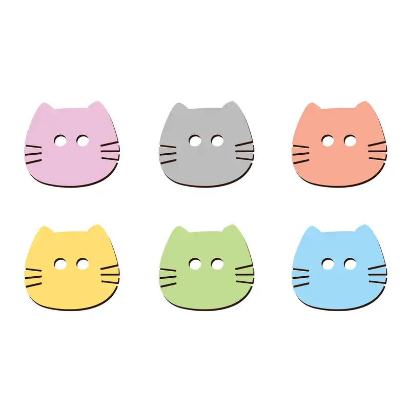 زیر لیوانی مدل گربه مهربون کد 8 مجموعه 6 عددی