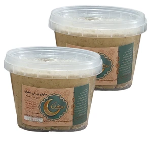 حلوای سنتی بزرک سیاه رمضان - 490 گرم بسته 2 عددی
