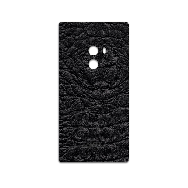 برچسب پوششی ماهوت مدل Black-Crocodile-Leather مناسب برای گوشی موبایل شیائومی Mi Mix