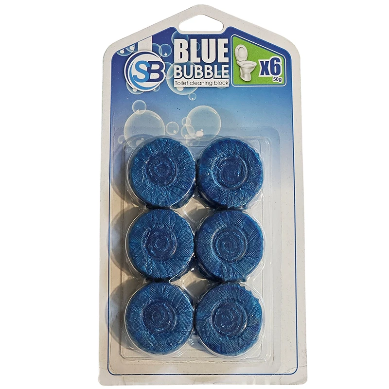 قرص خوشبوکننده توالت فرنگی بلوبابل مدل A_001 رایحه اقیانوس وزن 300 گرم