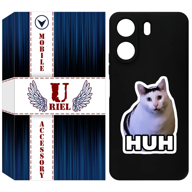 کاور یوریل مدل KSH کد 85 طرح HUH مناسب برای گوشی موبایل شیائومی Redmi 13C 4G / Poco C65