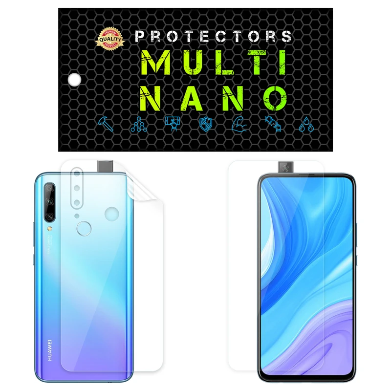محافظ صفحه نمایش مولتی نانو مدل X-SFT مناسب برای گوشی موبایل هوآوی Enjoy 10 Plus به همراه محافظ پشت