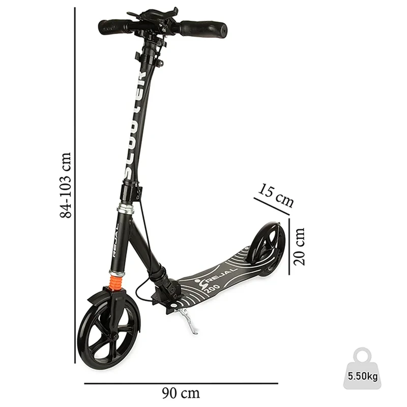 عکس شماره 5 : اسکوتر رجال مدل کمک فنر دار ظرفیت وزنی 120 کیلوگرم