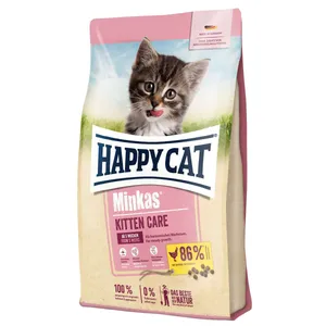 غذا خشک گربه هپی کت مدل Minkas Kitten وزن 10 کیلوگرم