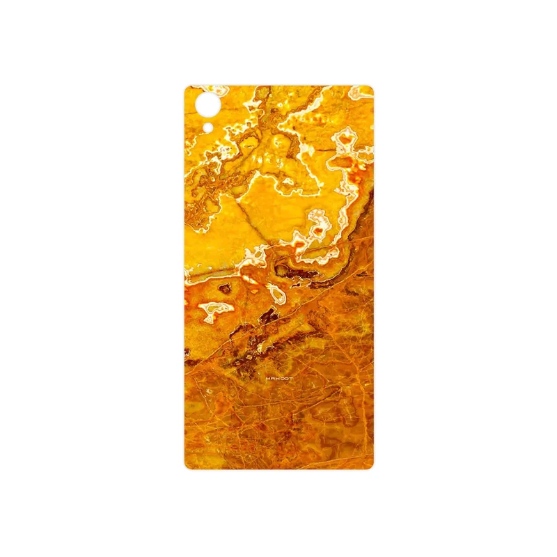 برچسب پوششی ماهوت مدل Gold Marble مناسب برای گوشی موبایل سونی Xperia Z1