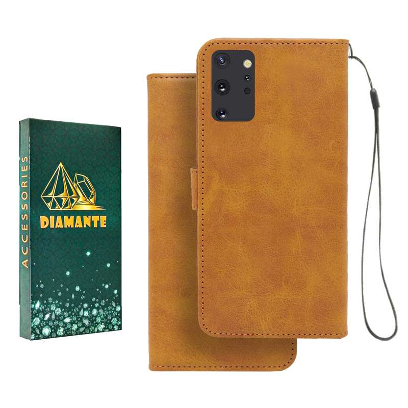 کیف کلاسوری دیامانته مدل Mortand Gn مناسب برای گوشی موبایل سامسونگ Galaxy Note 10 Plus  به همراه بندآویز