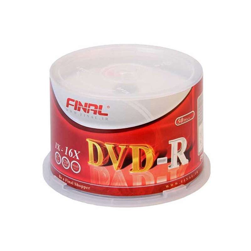 دی وی دی خام فینال مدل AT-DVD-170 بسته 50 عددی دی وی دی خام فینال مدل AT-DVD-170 بسته 50 عددی