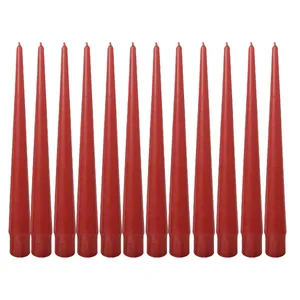 شمع پرفکت کندل مدل قلمی نوک تیز کد 20cm بسته 12 عددی