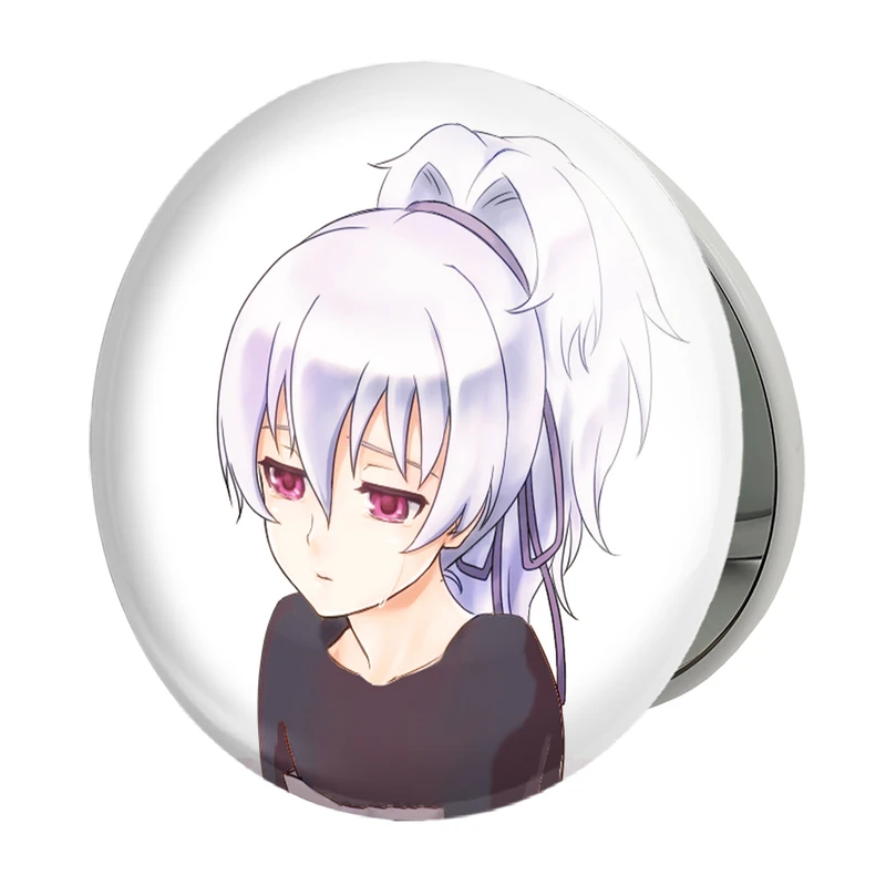 آینه جیبی خندالو طرح  یین انیمه تاریکتر از سیاهی ِDarker Than Black مدل تاشو کد 23434 