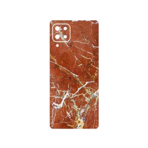 MAHOOT Red Marble Cover Sticker for Samsung Galaxy M62