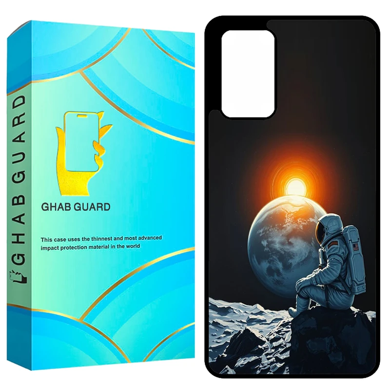 کاور قاب گارد طرح فضانورد مدل GCHPA72 مناسب برای گوشی موبایل سامسونگ Galaxy A72 4G