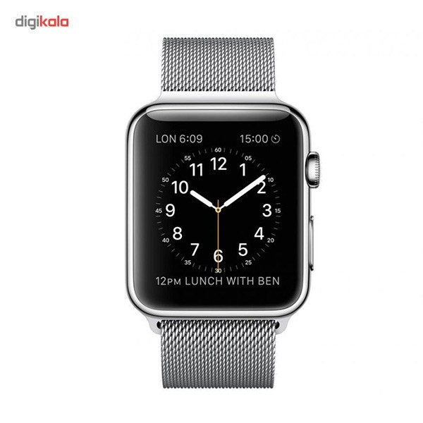 ساعت هوشمند اپل واچ مدل 38mm Stainless Steel Case with Milanese Loop