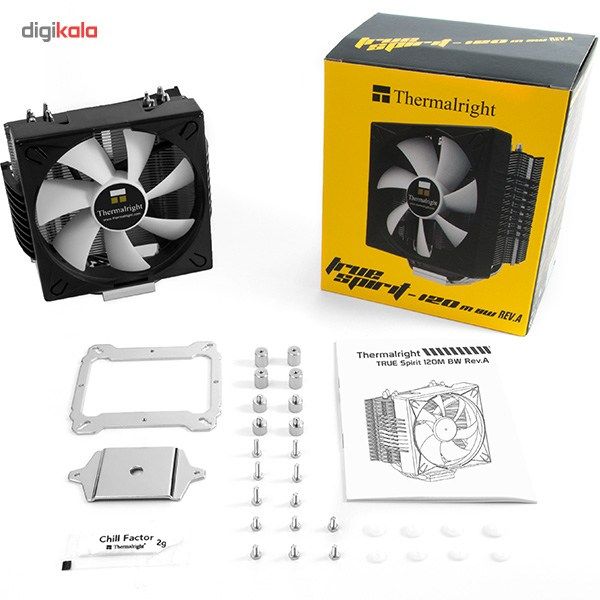 سیستم خنک کننده بادی ترمالرایت مدل TRUE Spirit 120M BW Rev.A main 1 10