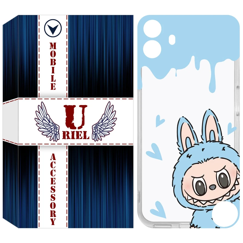 کاور یوریل مدل Clear کد 131 طرح لبوبو مناسب برای گوشی موبایل ناتینگ CMF Phone 1