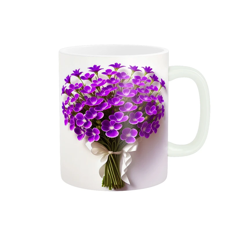 ماگ پادآفرین طرح گل کد 352