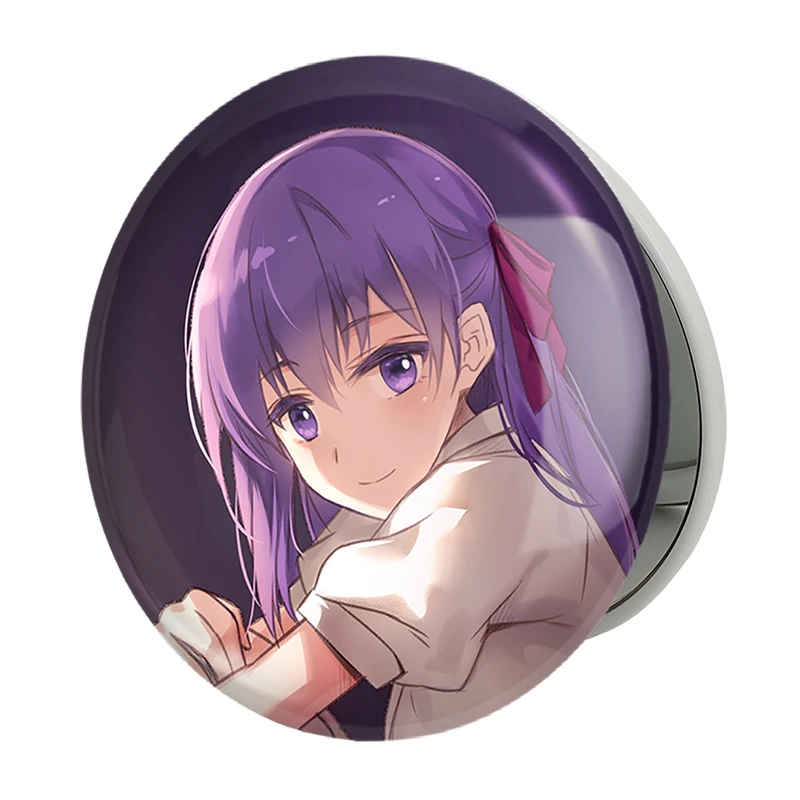 آینه جیبی خندالو طرح ساکورا انیمه فیت استی نایت Fate Stay Night مدل تاشو کد 22765 