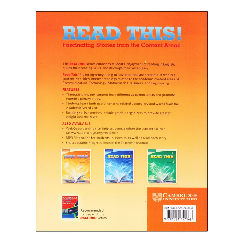 عکس شماره 2 : کتاب read this 1 اثر daphne mackey انتشارات الوندپویان