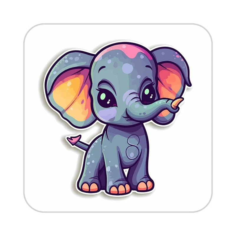 زیر لیوانی کاکتی طرح حیوانات کارتونی مدل mp27530