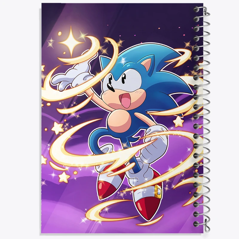 دفتر مشق 50 برگ خندالو طرح سونیک (Sonic) کد 37040