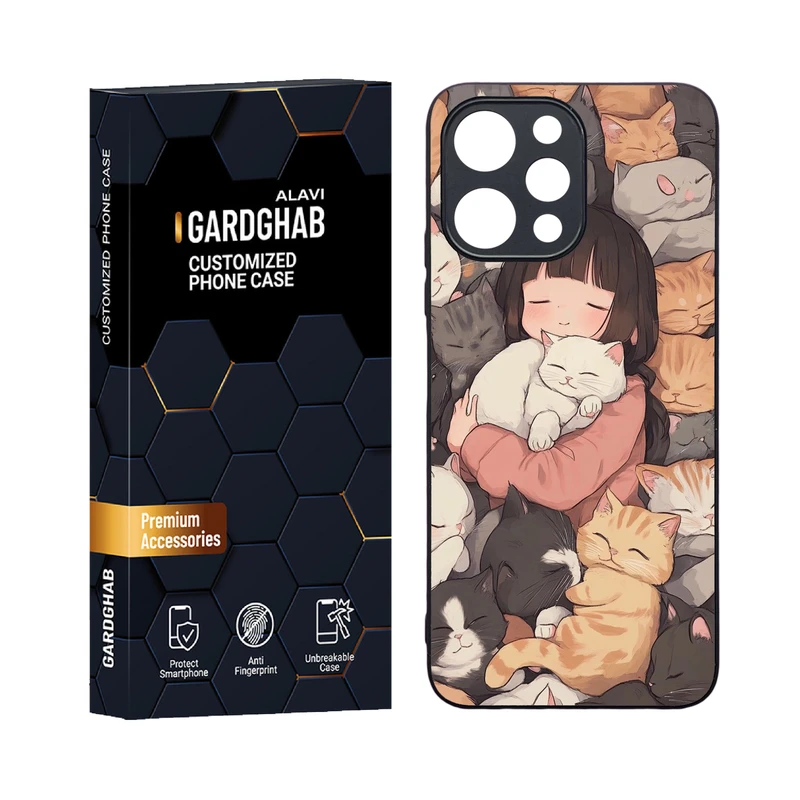 کاور گارد قاب علوی مدل دورژله ای فانتزی مناسب برای گوشی موبایل شیائومی Redmi 12 4G / 12 5G