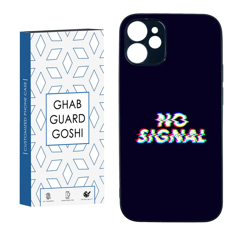 کاور قاب گارد گوشی طرح no signal کد TPU-193 مناسب برای گوشی موبایل اپل IPHONE 12 MINI