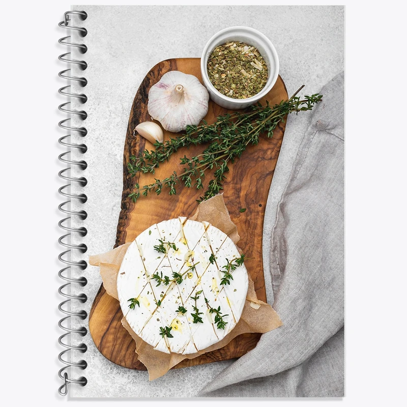 دفتر زبان 50 برگ خندالو مدل سه خط طرح آشپزی کد F2381