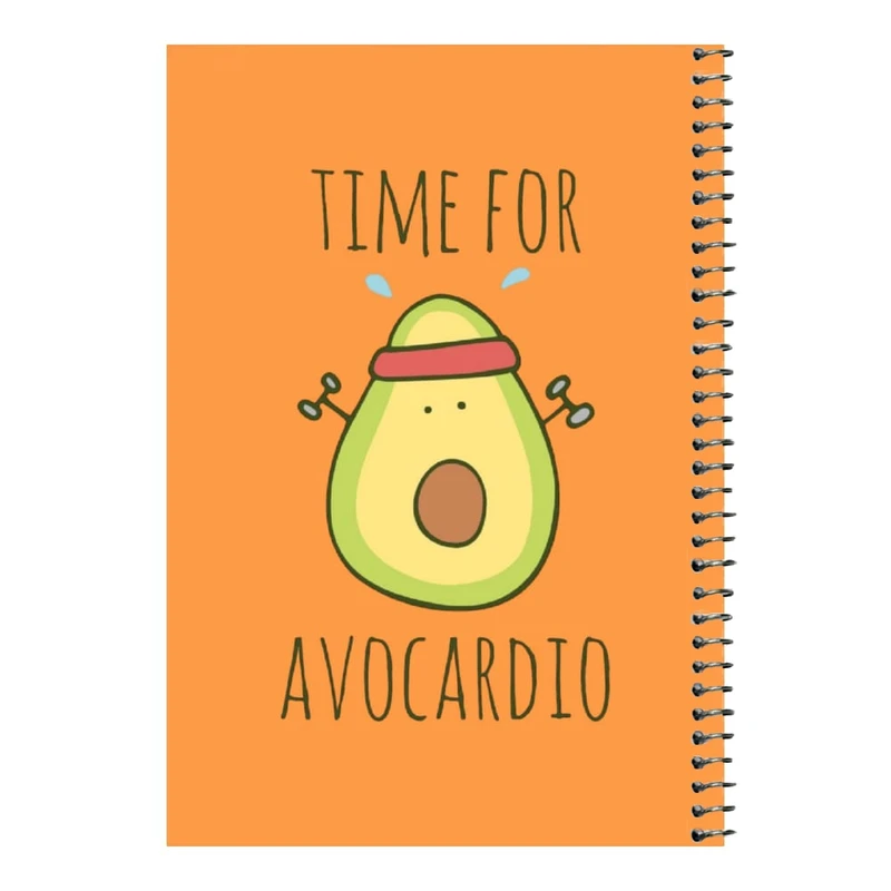 دفتر مشق 80 برگ اس جی مدل آووکادو    