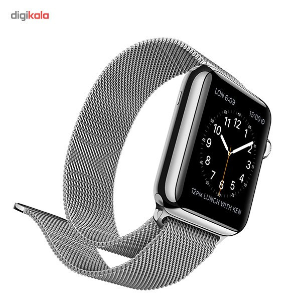 ساعت هوشمند اپل واچ مدل 38mm Stainless Steel Case with Milanese Loop