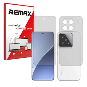 Remax Transparent Screen Protector Full Screen Model Suitable for Xiaomi 15S Pro Mobile Phone along with the back protector