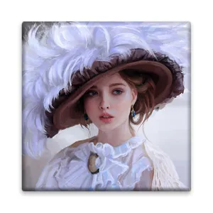 کاشی مدل R1072 طرح نقاشی دختر