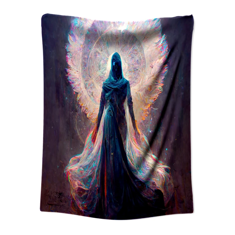 پوستر پارچه ای مدل بکدراپ بلک لایت کد 1267