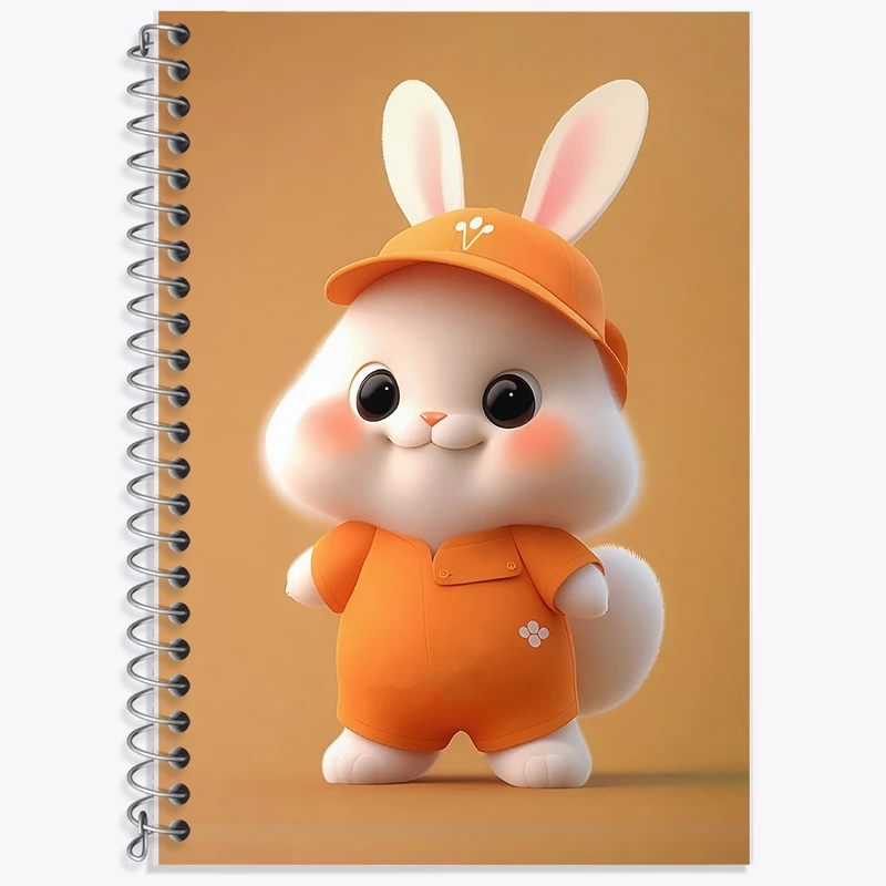 دفتر لغت 50 برگ خندالو طرح خرگوش بامزه کد F5769