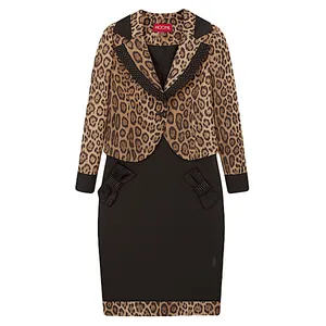 ست کت و دامن رسمی زنانه مدل پلنگی کد Z-449865