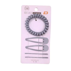 ست گیره و سنجاق و کش مو دخترانه مدل S21 مجموعه 5 عددی