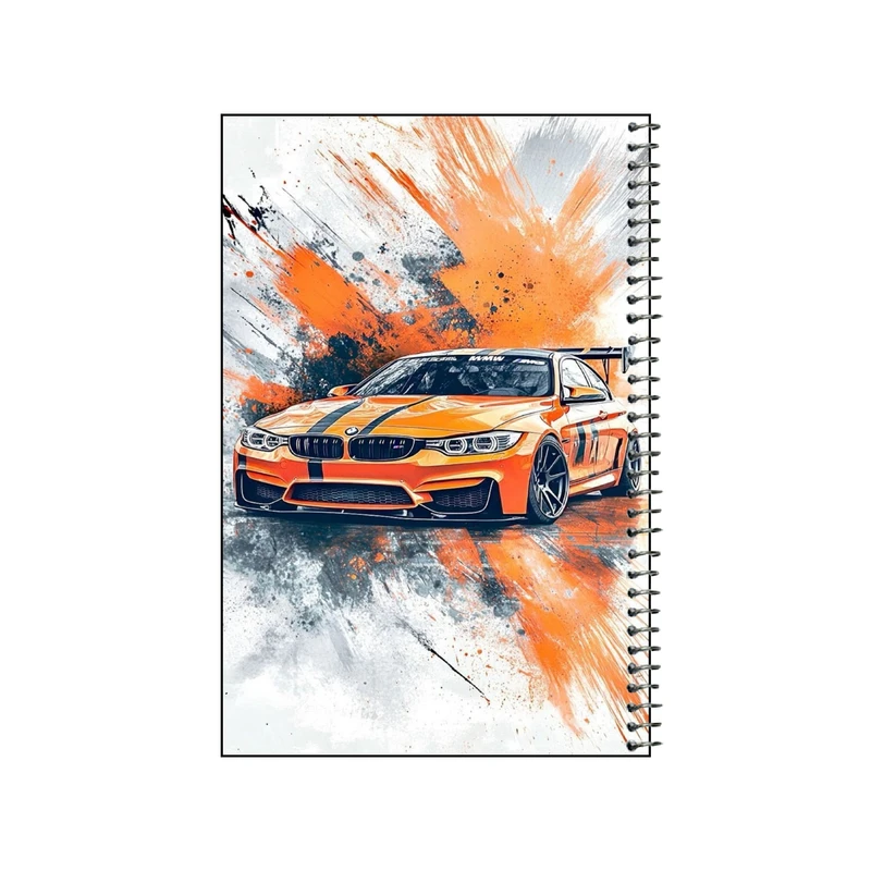 دفتر نقاشی 50 برگ سیمی مدل bmw