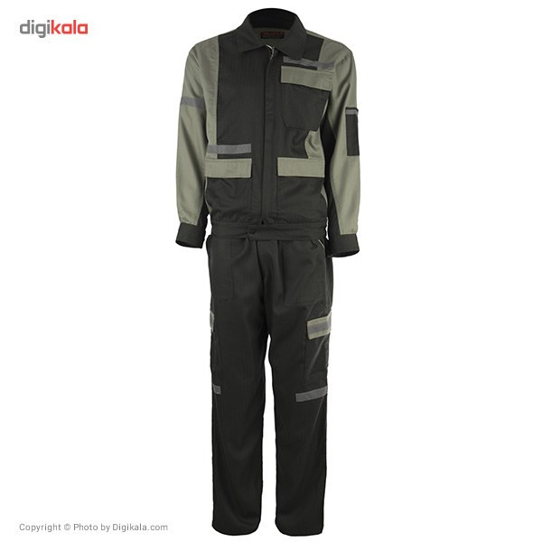 کاپشن و شلوار مهندسی خادم مدل سبز