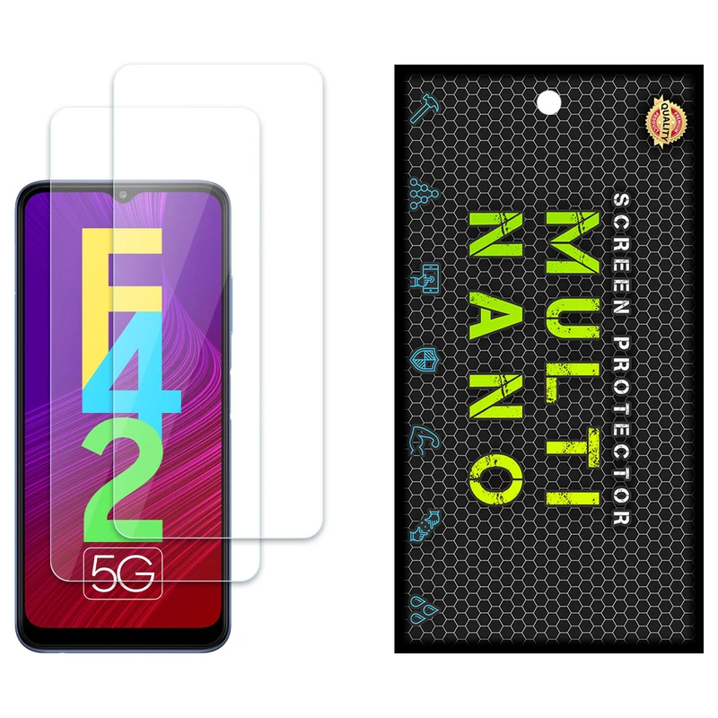 محافظ صفحه نمایش مولتی نانو مدل X-S2N مناسب برای گوشی موبایل سامسونگ Galaxy F42 بسته دو عددی