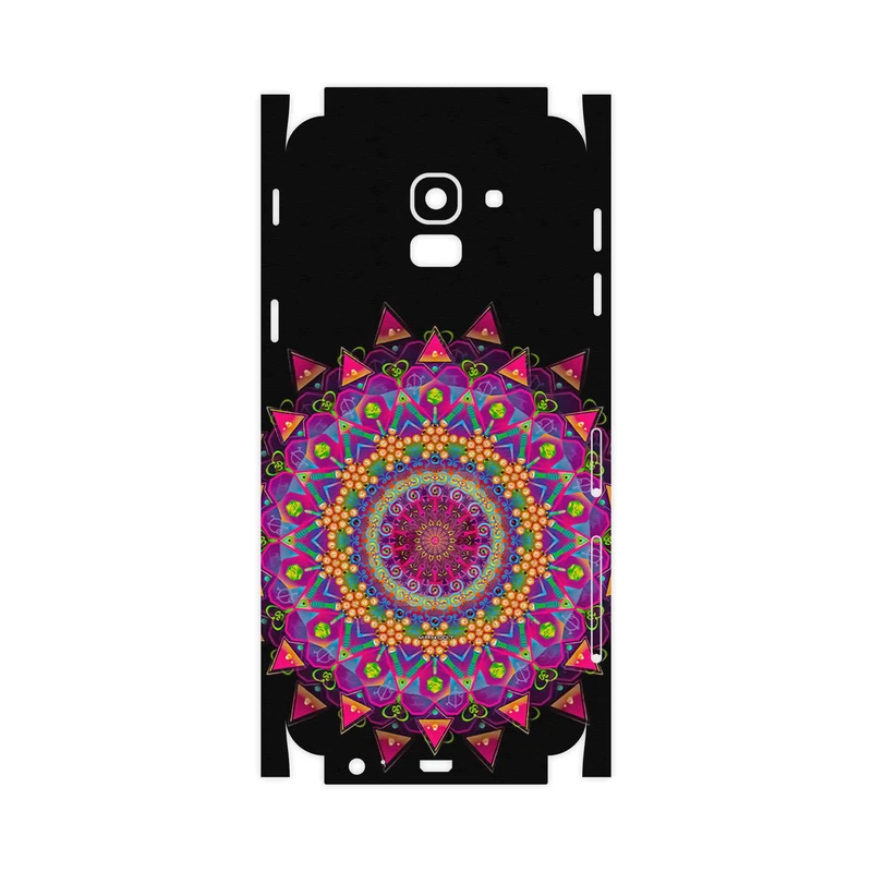 برچسب پوششی ماهوت مدل Mandala Design 5-FullSkin مناسب برای گوشی موبایل سامسونگ Galaxy J6