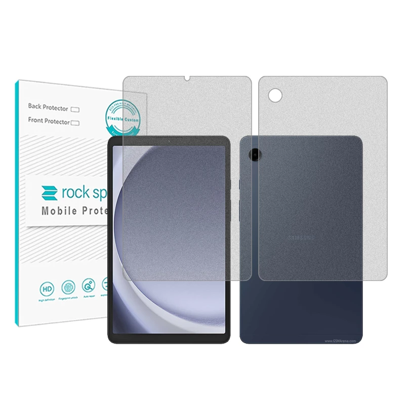 محافظ صفحه نمایش مات راک اسپیس مدل HyMTT مناسب برای تبلت سامسونگ Galaxy Tab A9 به همراه محافظ پشت تبلت