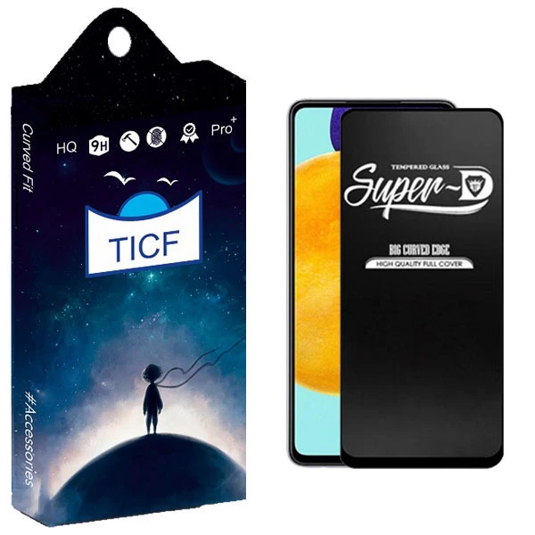 محافظ صفحه نمایش تی آی سی اف مدل carbon Super D مناسب برای گوشی موبایل سامسونگ Galaxy A71/A72