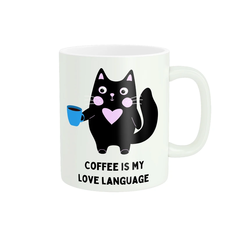 ماگ طرح گربه کد 21