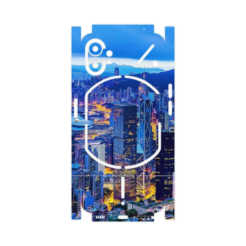 برچسب پوششی ماهوت مدل Hong Kong City-FullSkin مناسب برای گوشی موبایل ناتینگ Phone 1