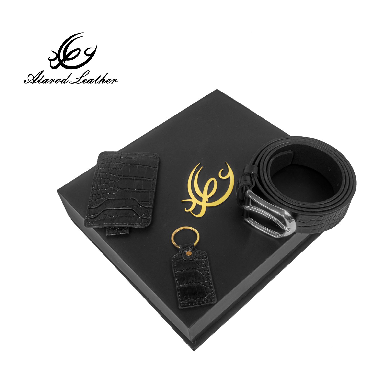 ست هدیه چرم عطارد مدل چرم طبیعی کد A78 -  - 4
