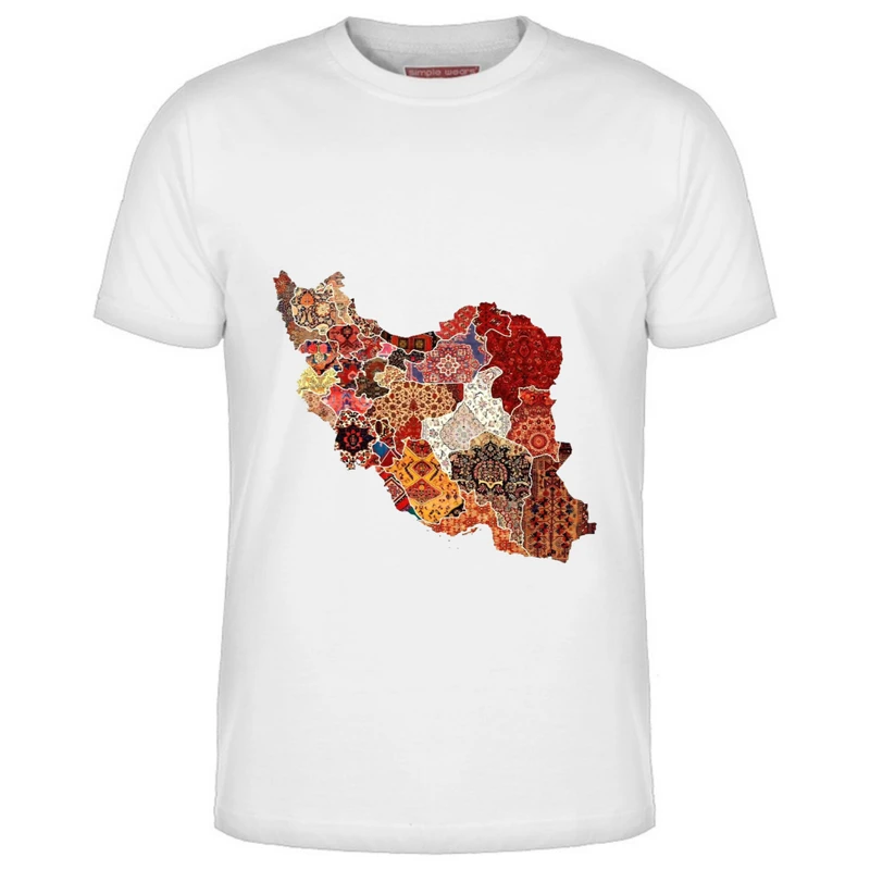 تی شرت آستین کوتاه مردانه مدل استیکر