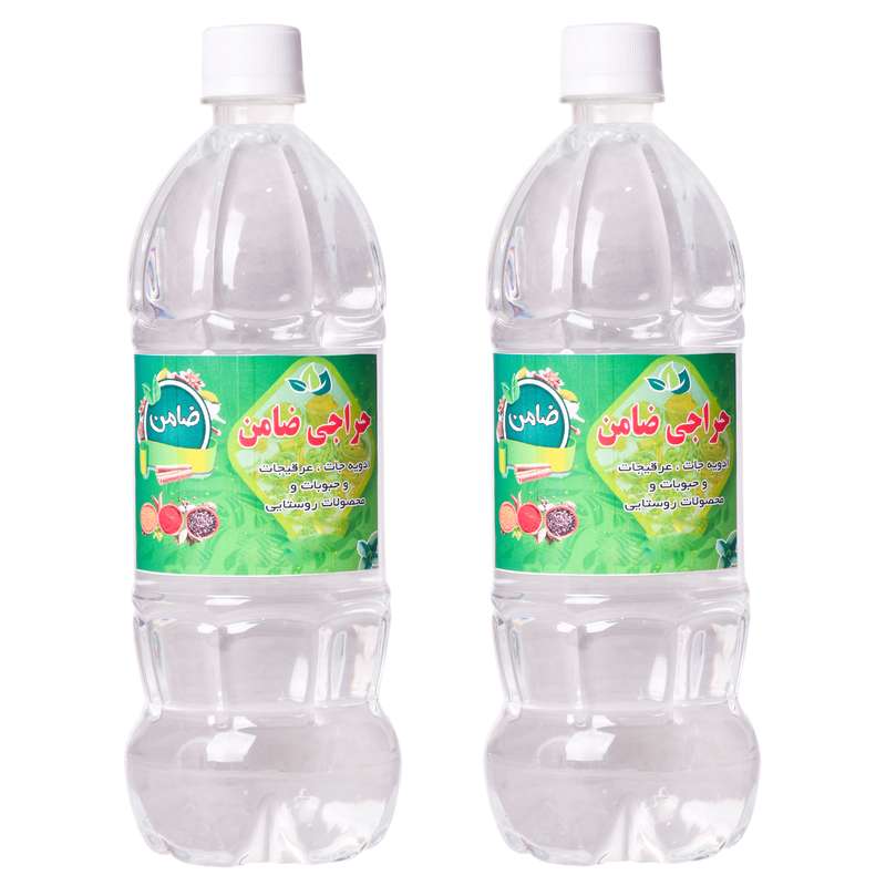 گلاب و عرق کاسنی حراجی ضامن  - 1 لیتر