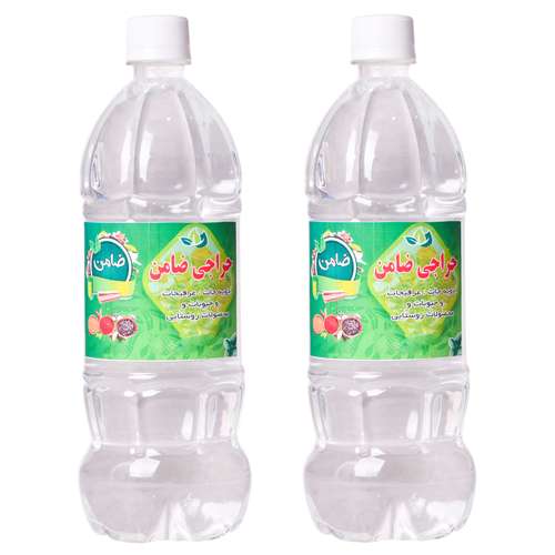 عرق کاسنی و عرق نعنا حراجی ضامن - 1 لیتز