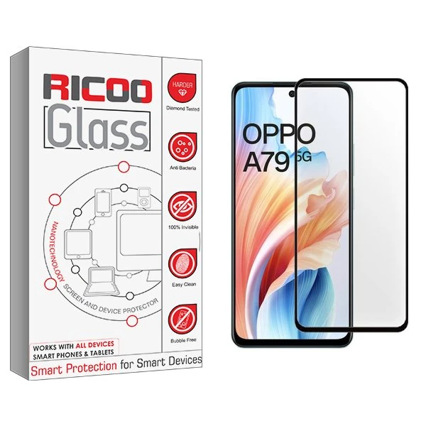 محافظ صفحه نمایش شیشه ای ریکو مدل RiC2 مناسب برای گوشی موبایل اوپو A79