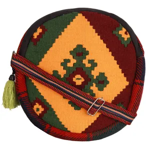 کیف رودوشی گلیمی طرح خورشید مدل S001